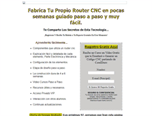 Tablet Screenshot of fabricatupropioroutercnc.com